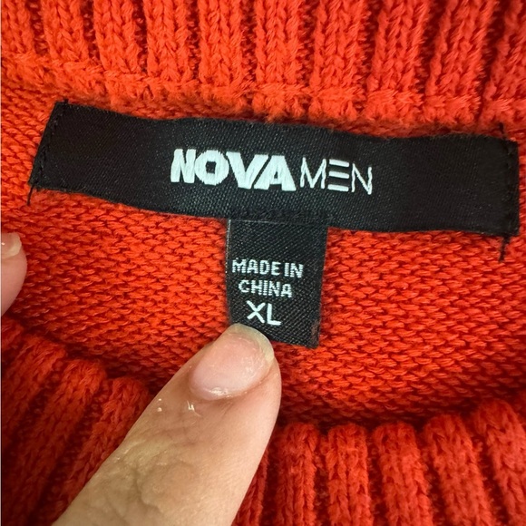 Red Sweater with Black Lettering - Picture 2 of 2